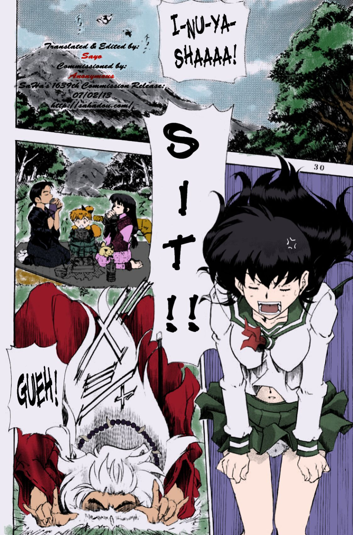 [Nika Tani] Naraku no Soko (Inuyasha) [SaHa] [Colorized] [Incomplete]