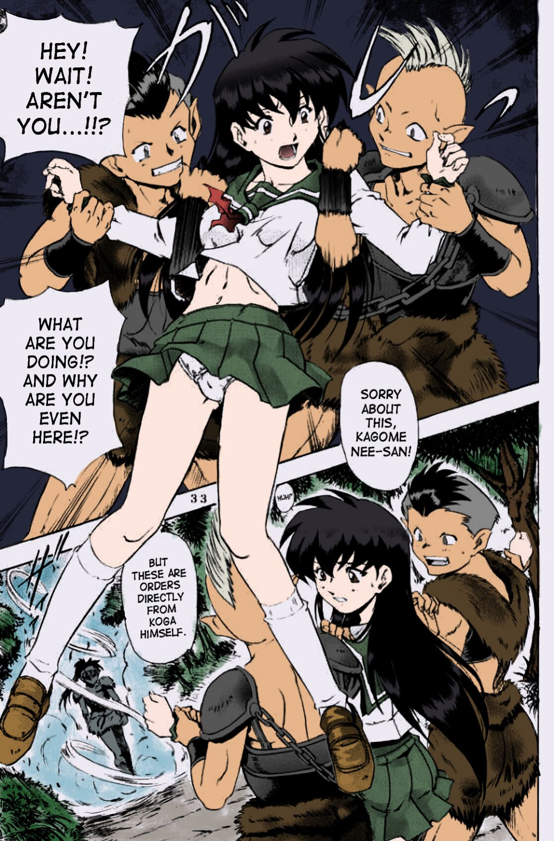 [Nika Tani] Naraku no Soko (Inuyasha) [SaHa] [Colorized] [Incomplete]
