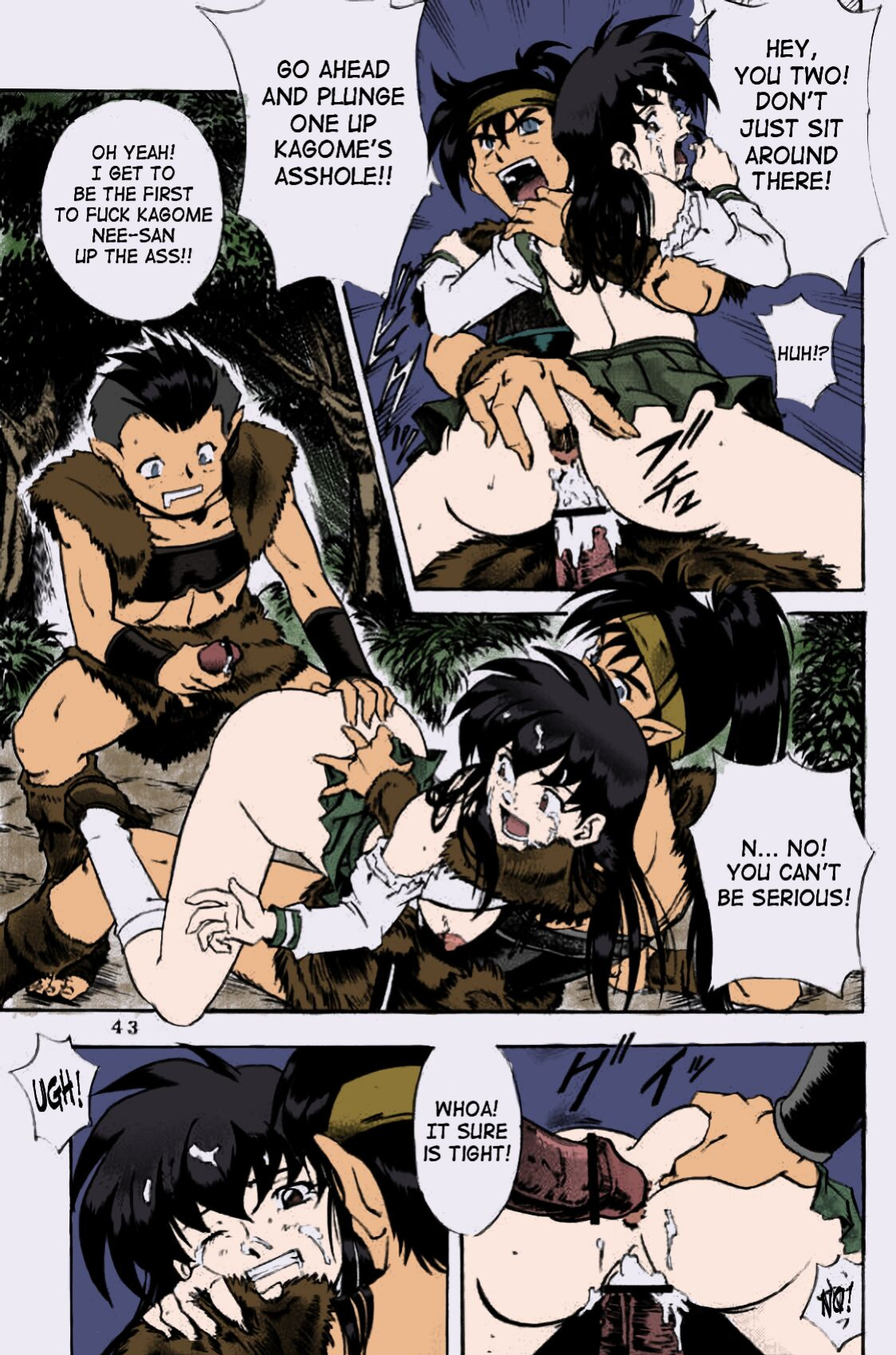 [Nika Tani] Naraku no Soko (Inuyasha) [SaHa] [Colorized] [Incomplete]