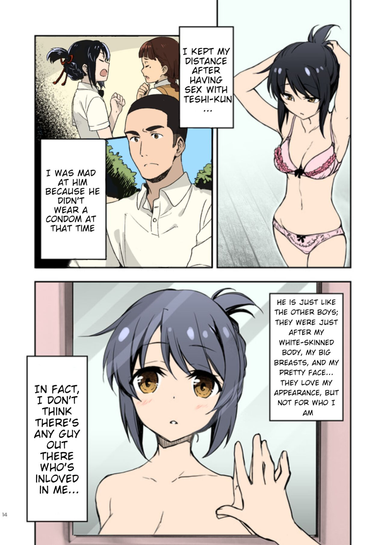Kimi no Na wa. - & and & - Mitsuha Miyamziu & Teshigawara Katsuhiko (Coelacanth) (colored by mikakucoloring)