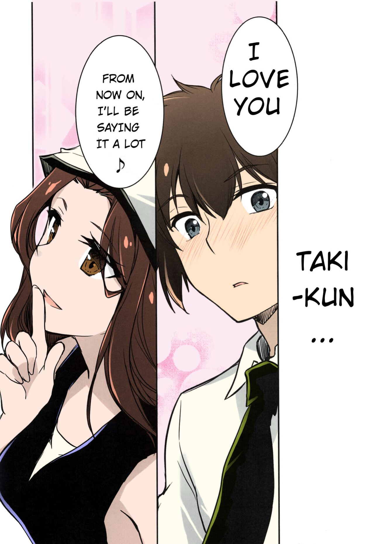 Kimi no Na wa. - & and & - Mitsuha Miyamziu & Teshigawara Katsuhiko (Coelacanth) (colored by mikakucoloring)