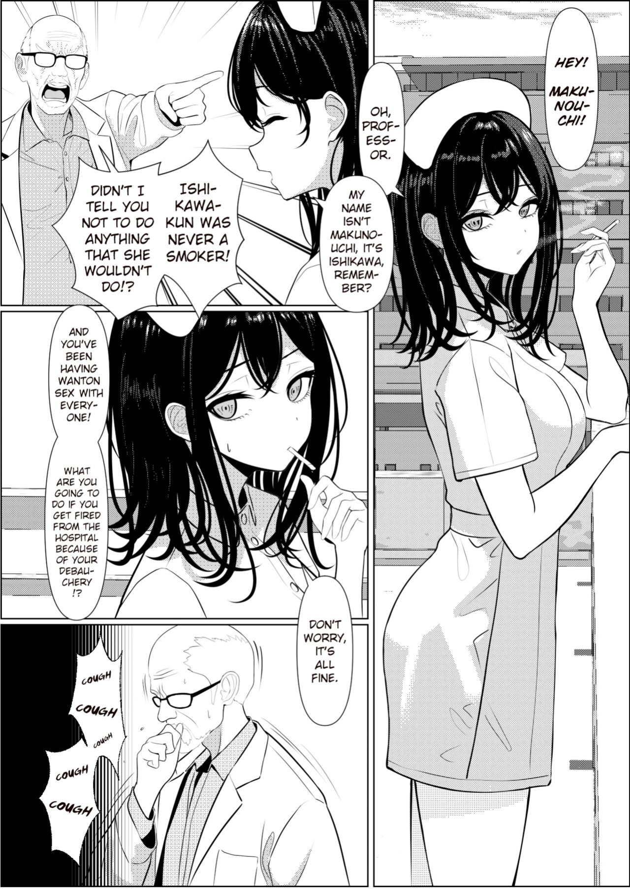 [Oden Ohgan (Turisasu)] The Story of How I Died Alone and Became a Sexy Nurse! [Eng]