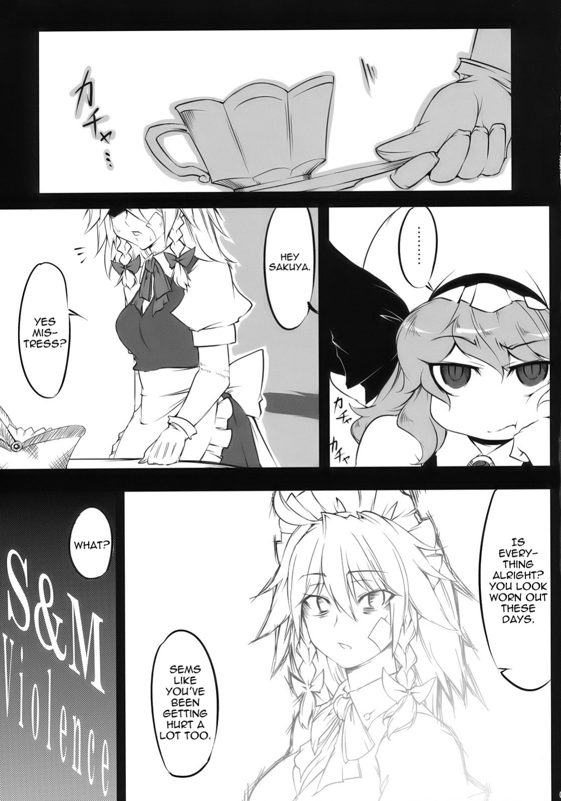 (C78) [BURUMAN (Tajima Yuki)] S&M Violence (Touhou Project) =LWB=