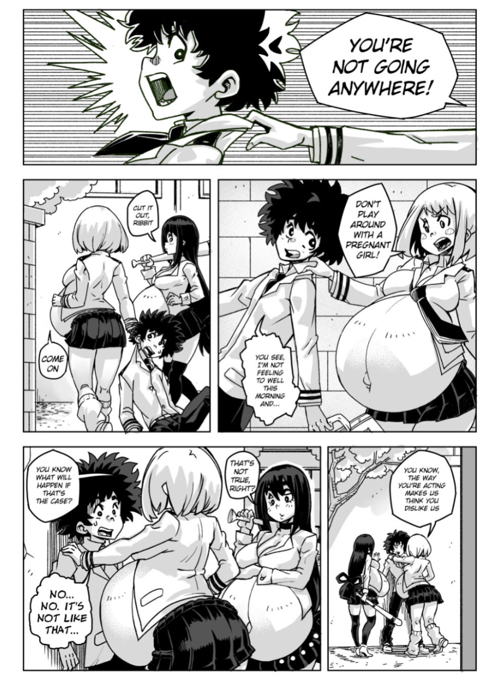 Pregnant Hero Academia