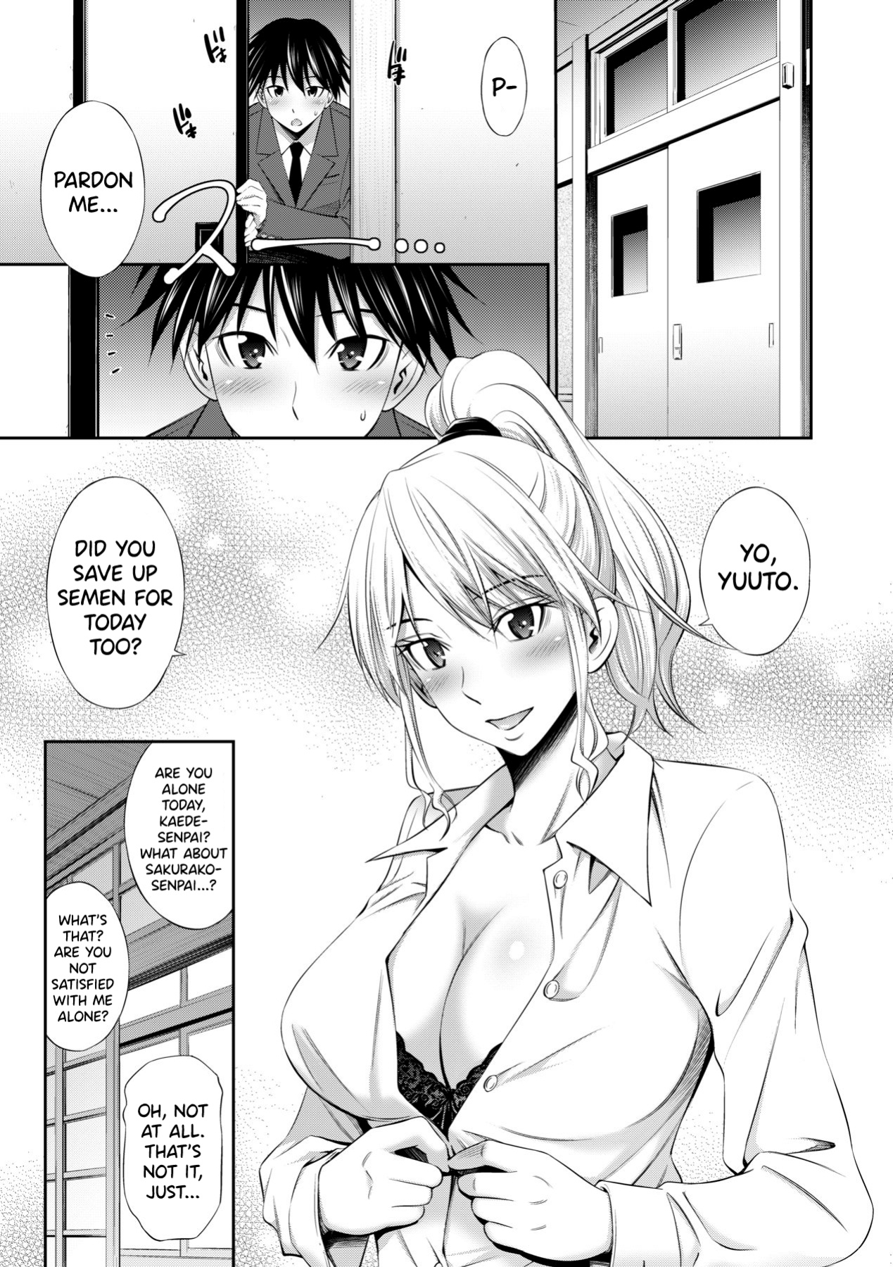 [Sabashi Renya] Senpai-tachi to no Gakuen Seikatsu [biribiri]