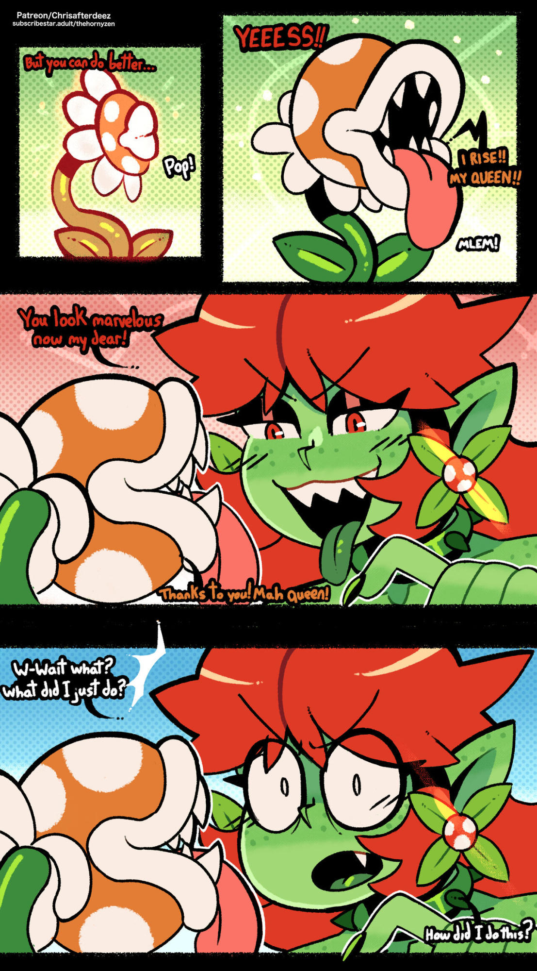 [Thehornyzen (Thegreyzen)] Daisy the Piranha Plant Queen! + Extras