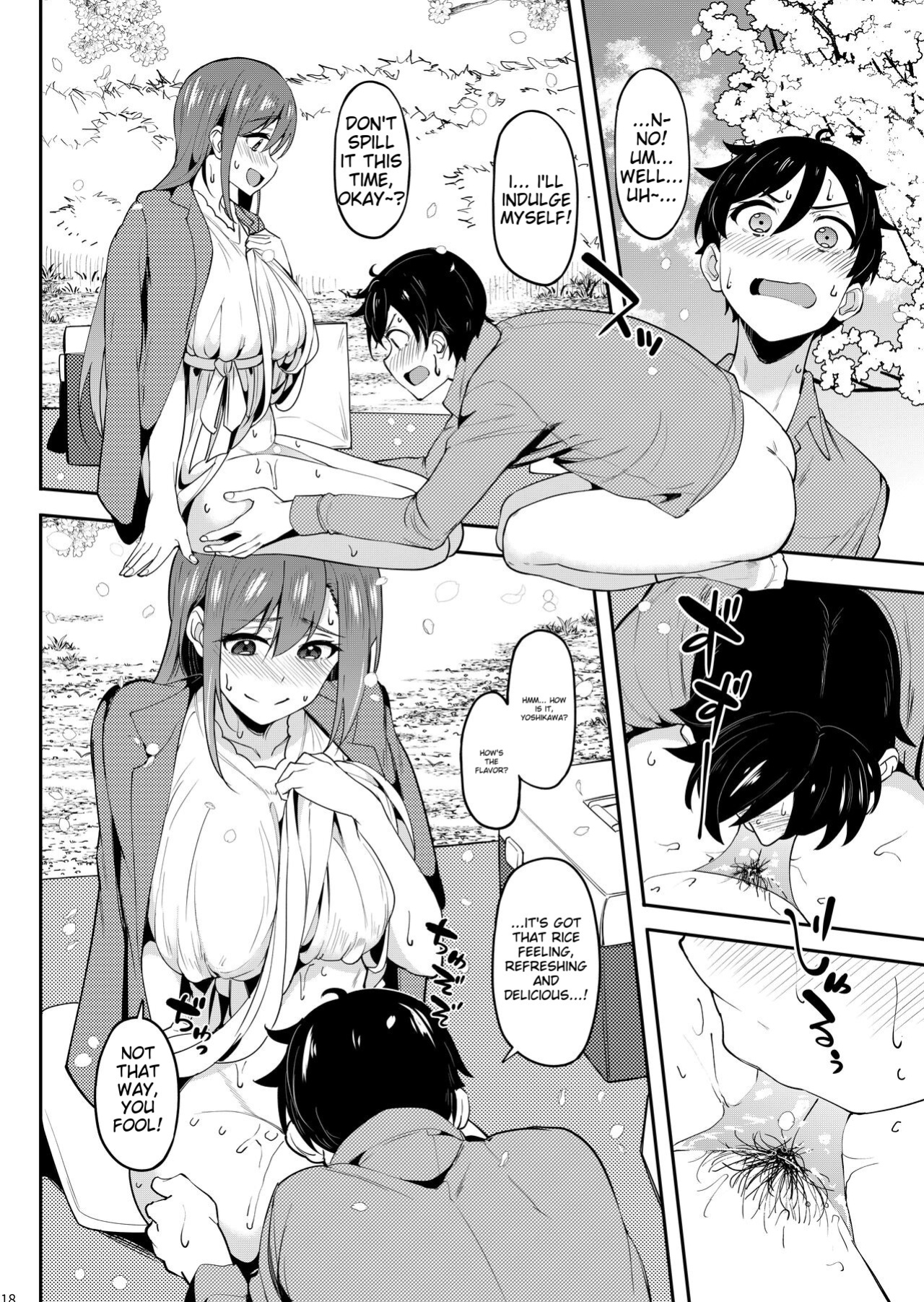 [Ikebukuro Distillery (Kosuke Haruhito)] Yoidore Hanamizake - Daigaku no Senpai to Ohanami Deisui Sex