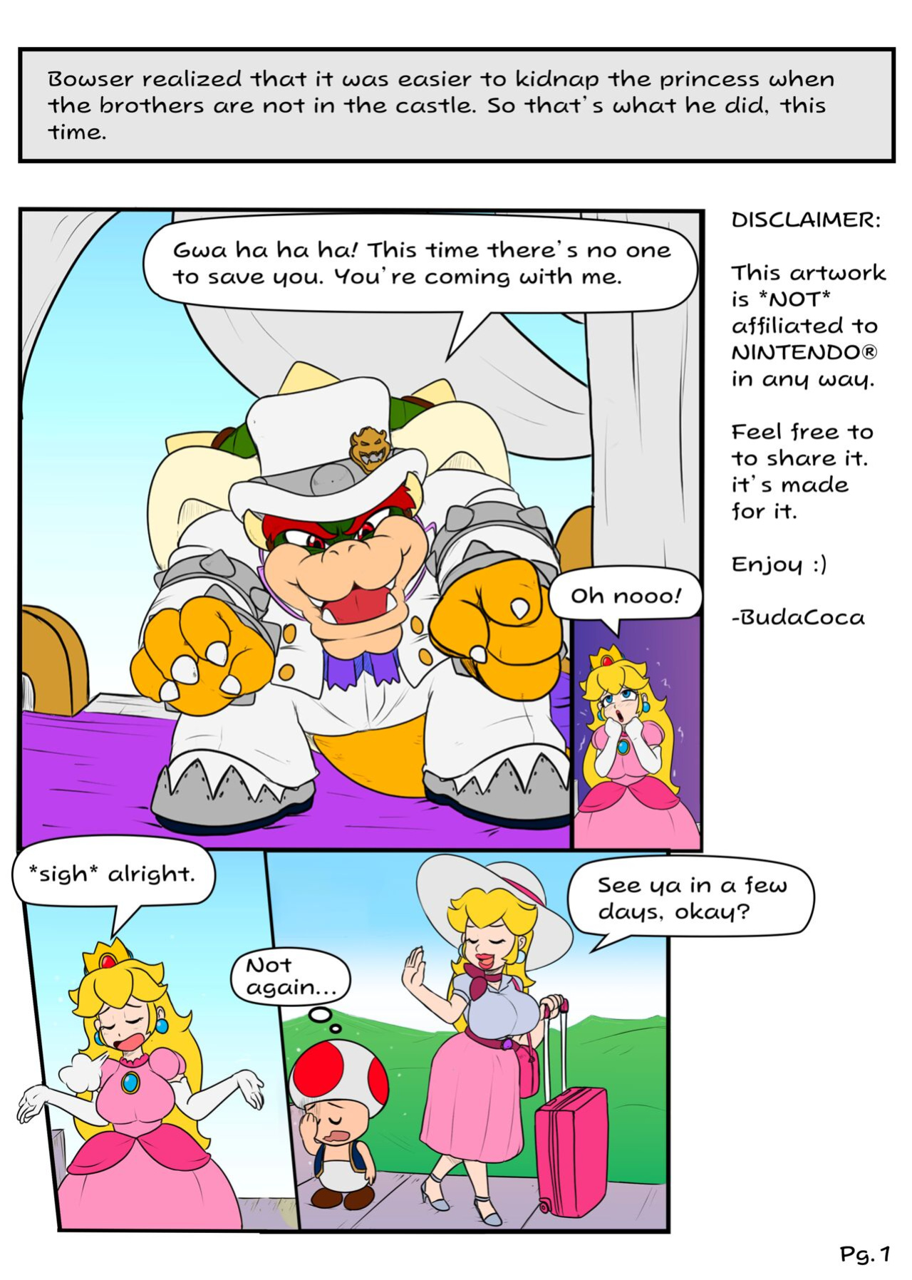 [BudaCoca(Mastr7UP)] The Mushroom Of Desire Vol.1 [Uncensored] (Super Mario)