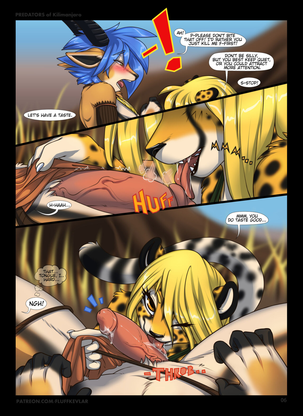 [Fluff-Kevlar] Predators of Kilimanjaro