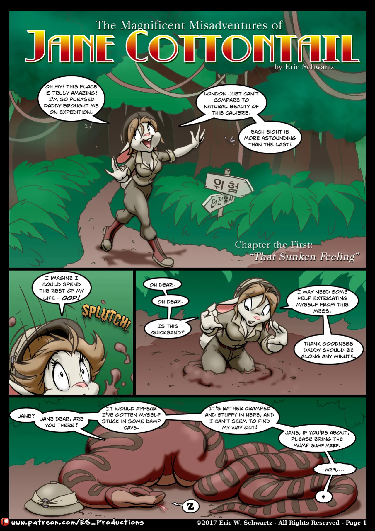 [Eric W. Schwartz] The Misadventures of Jane Cottontail: Chapter 1 - That Sunken Feeling