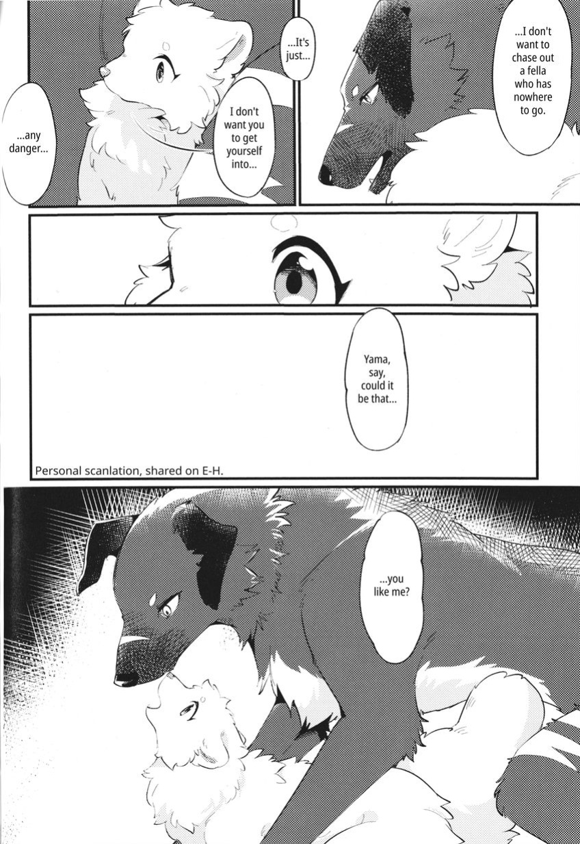 (Kemoket 14) [Kaiten ParaDOGs (Minaga Tsukune)] Kokoro Karu Made | The Tanuki and the Hound