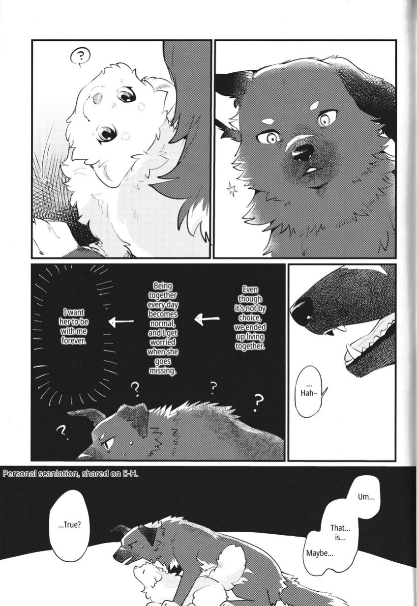 (Kemoket 14) [Kaiten ParaDOGs (Minaga Tsukune)] Kokoro Karu Made | The Tanuki and the Hound