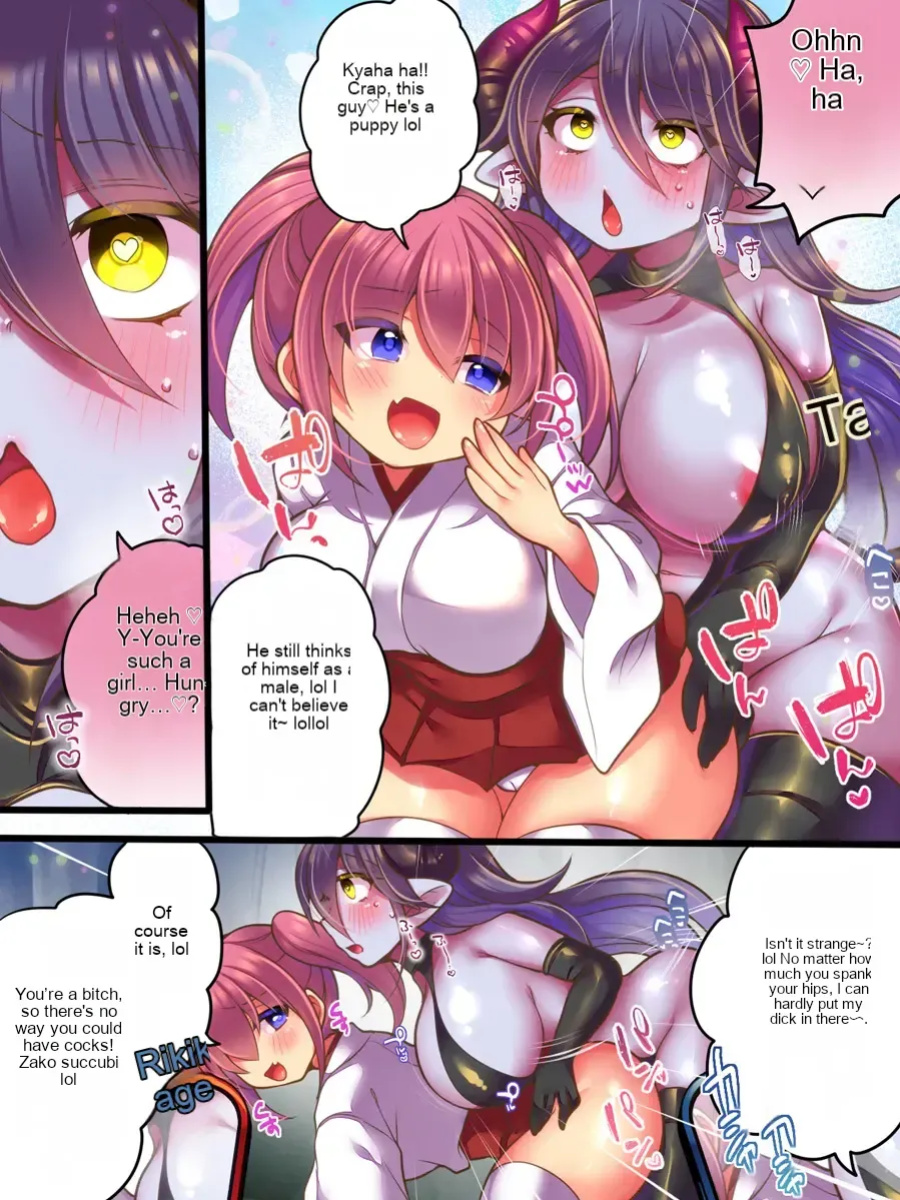 TS Succubus Exorcist VS Female Kid Exorcist ~TS Succubus Exorcist Defeated! Humiliating Lesbian Rape~