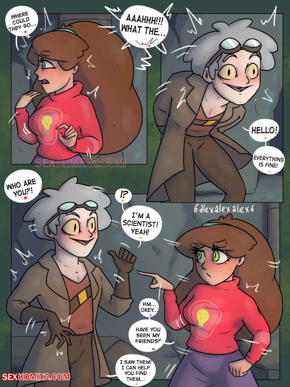 [SexKomix, 6alexalexalex6] Love Triangle (Gravity Falls)