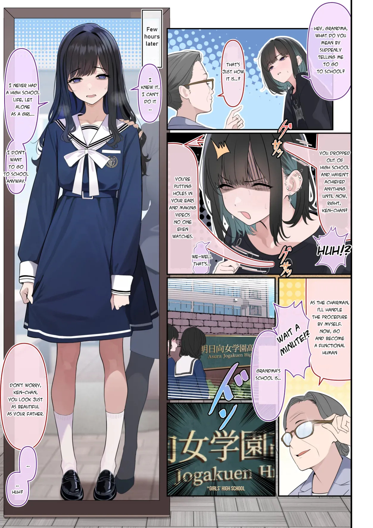[Oden Ohgan (TuriSasu)] Tsuiteru Mesu ~Otokonoko Report~ | Bitches With Dicks~Otokonoko Report~ [Mk45 Translation]