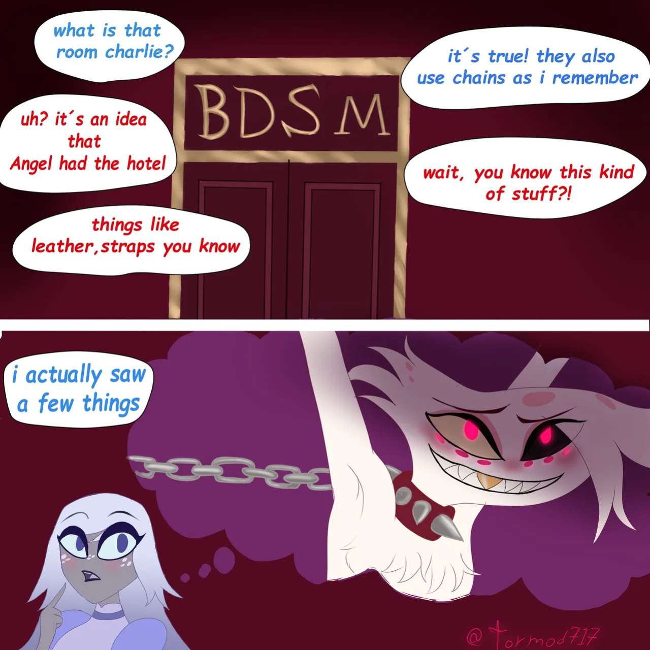 [Tormod717] Charlie & Vaggie / Charlie & Emily (Hazbin Hotel)