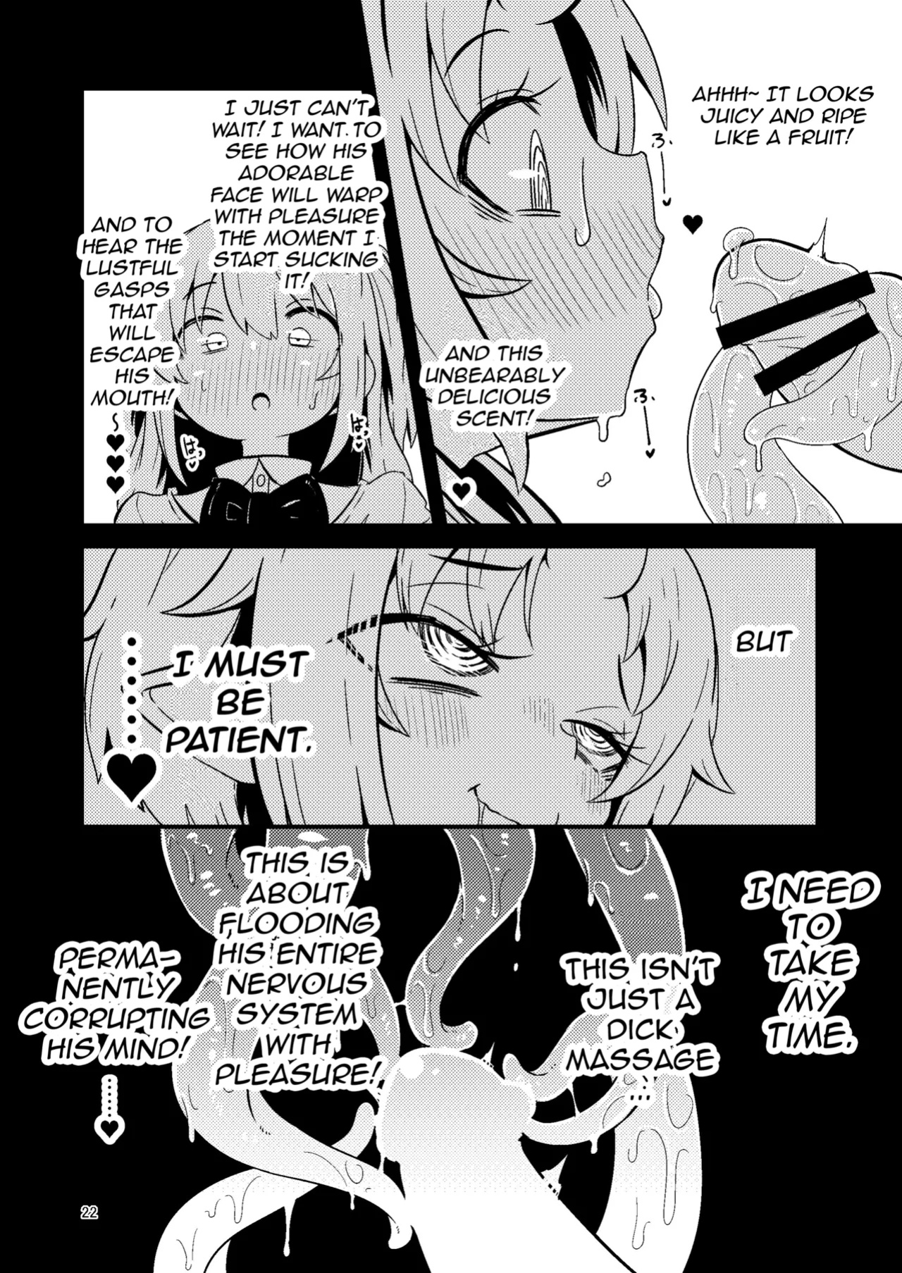 [SUZUPONi (Suzunomoku)] Overdose Tentacles [Queenworm + DKKMD Translations]