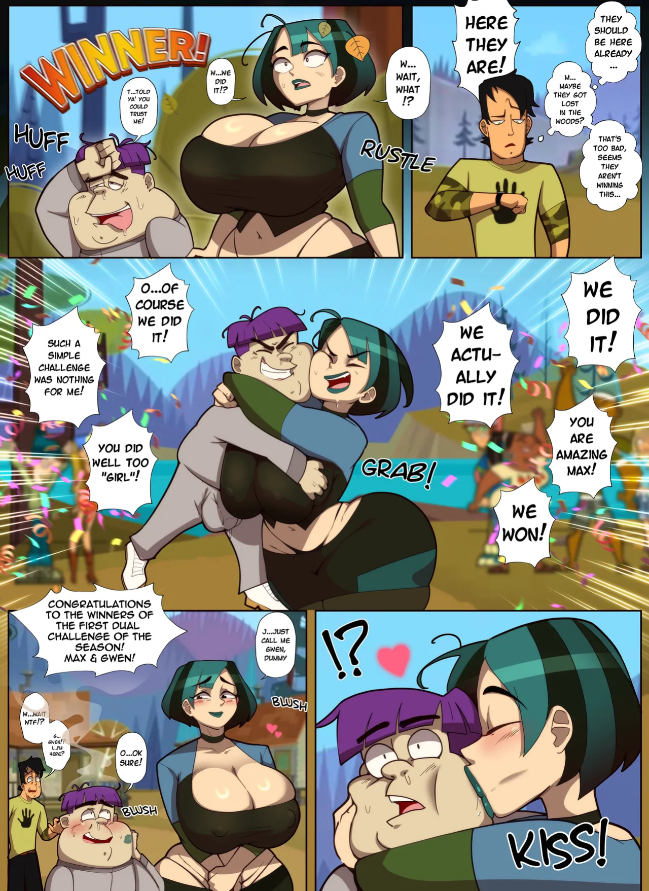 [BitterCream] Total Drama Island: The Adventures of Gwen! [Uncensored]