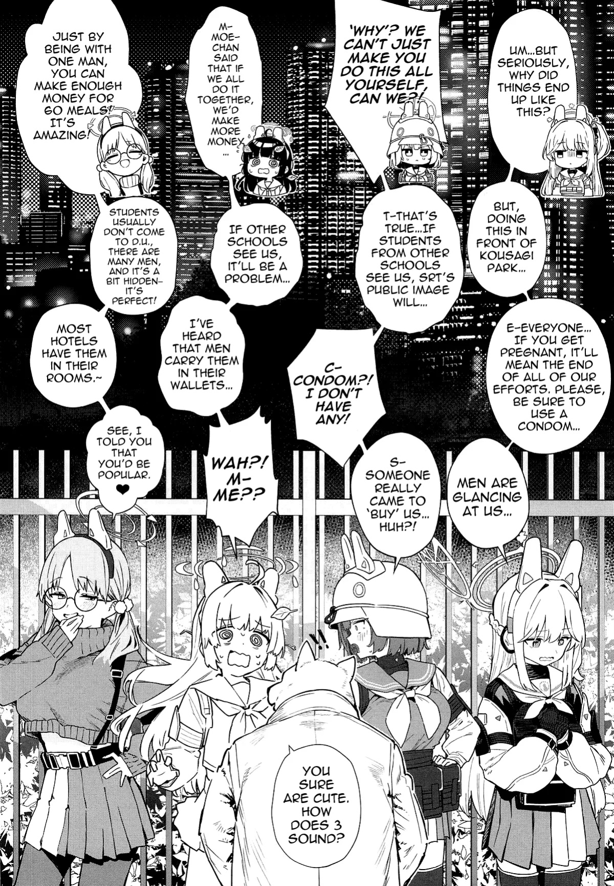 (C105) [Kawaiso Nanoha Nukeru (Nukeru)] We Are Selling! Watashi-tachi wa Utta. (Blue Archive) [hardcase8translates]