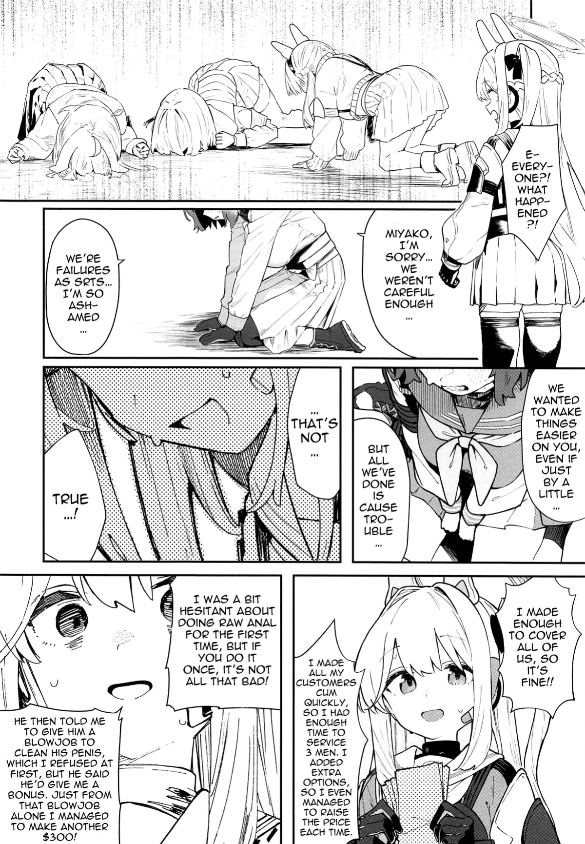 (C105) [Kawaiso Nanoha Nukeru (Nukeru)] We Are Selling! Watashi-tachi wa Utta. (Blue Archive) [hardcase8translates]