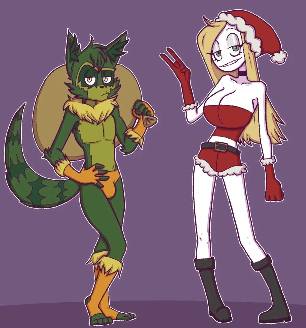 [HoneyMapache] How Fuccoon Fucked Lady Christmas