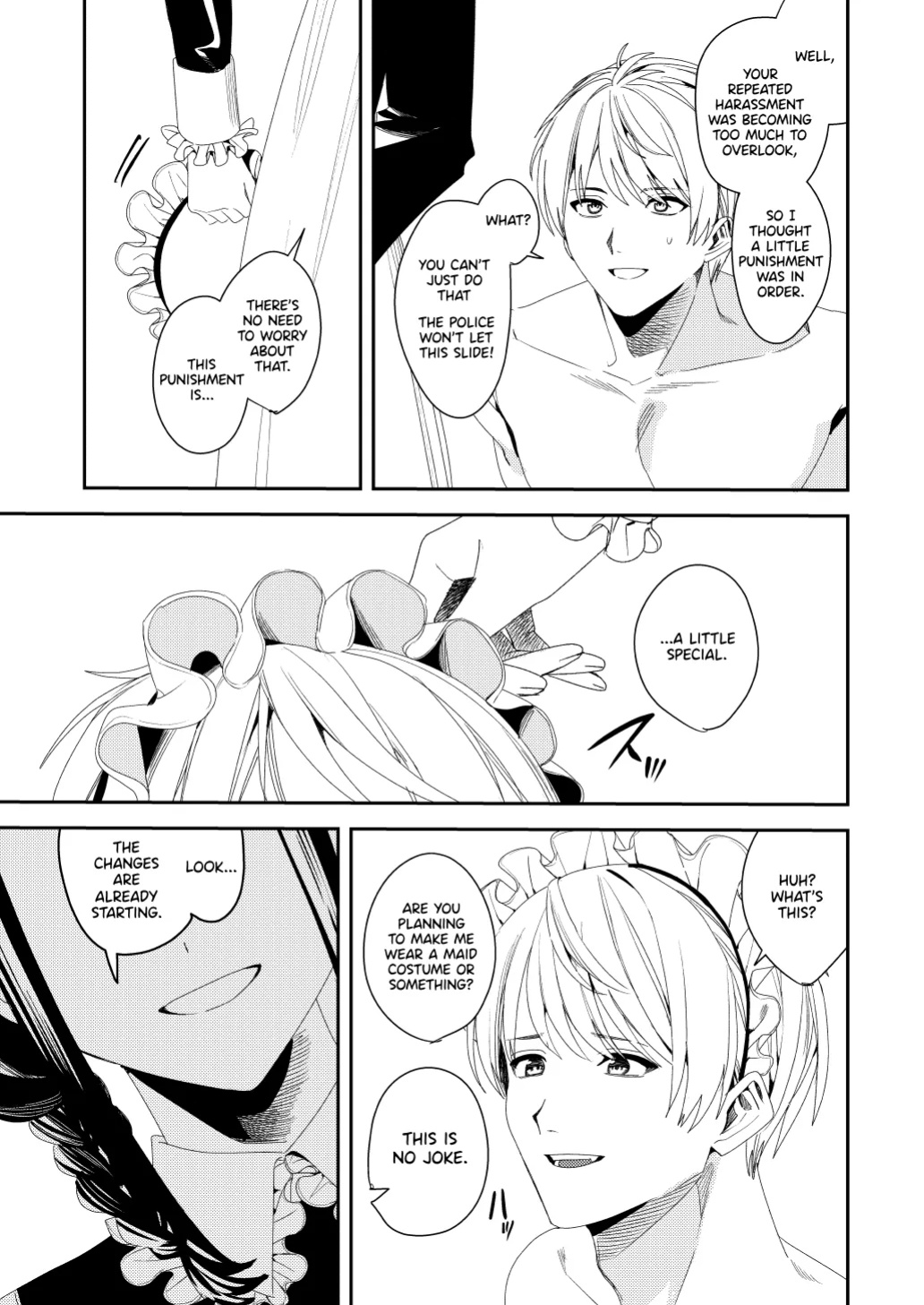 [Amuai Okashi Seisakusho (Betty)] Sekuhara Kyaku wa Maid ni shite Gohoushi Saseyo | Harasser Turned Maid Is Made to Service