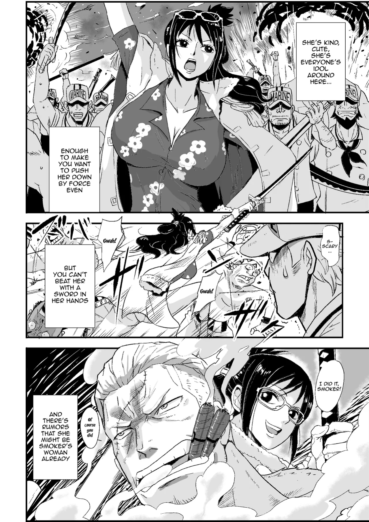 [Oukokusan (Kakutou Oukoku)] Kaigun no Onna | A Woman In The Marines (One Piece)