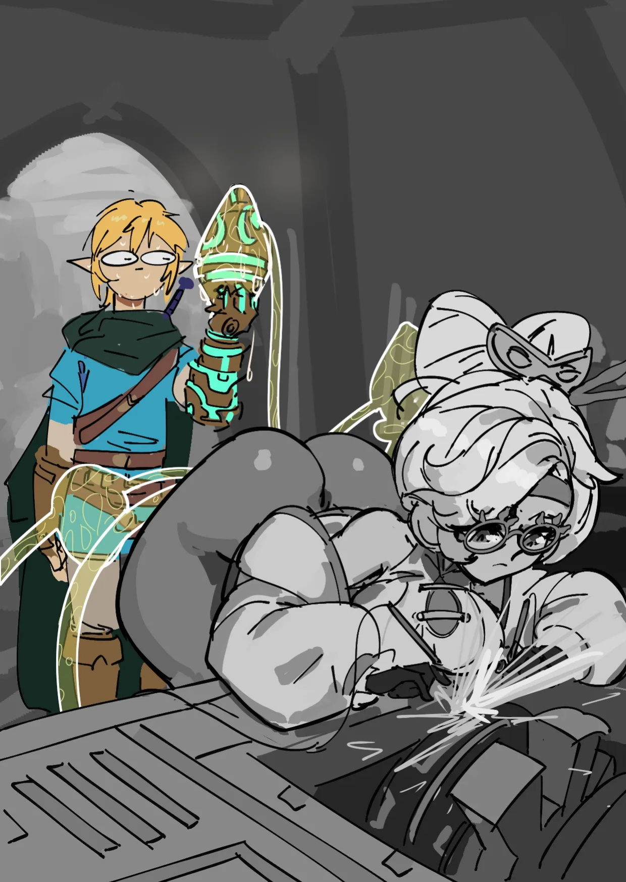 [Bathsalts1] Pura & Impa: GRANNY COMEBACK SEX CIRCUIT (The Legend of Zelda)