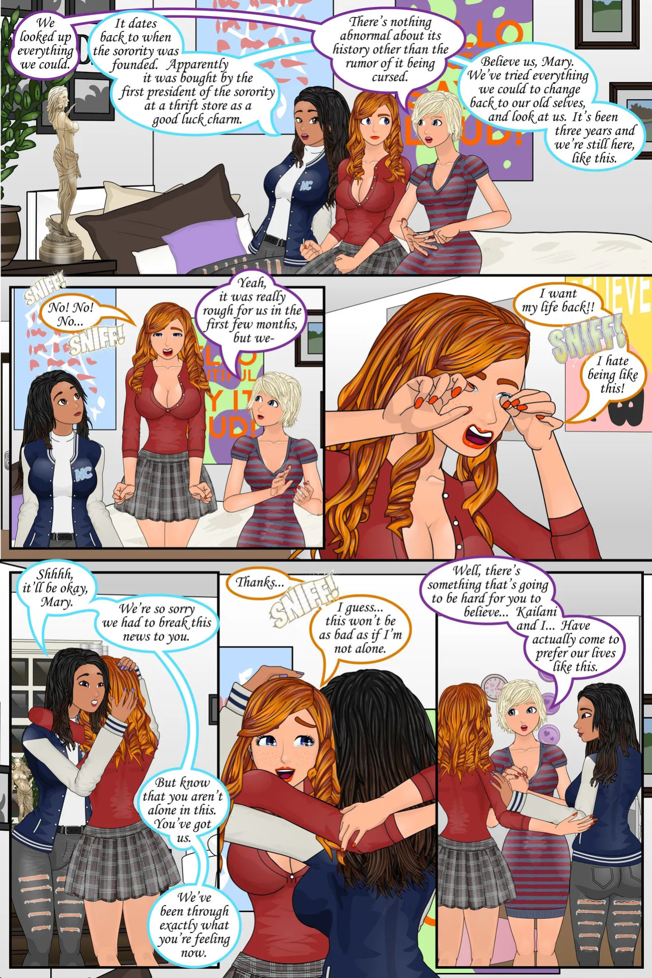 [Sapphire Foxx] The Coed Curse - Sorority Sisters