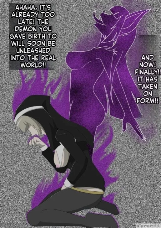 [Tuberose Kotoki] Nun transforms into a beast and falls into darkness (MTL)