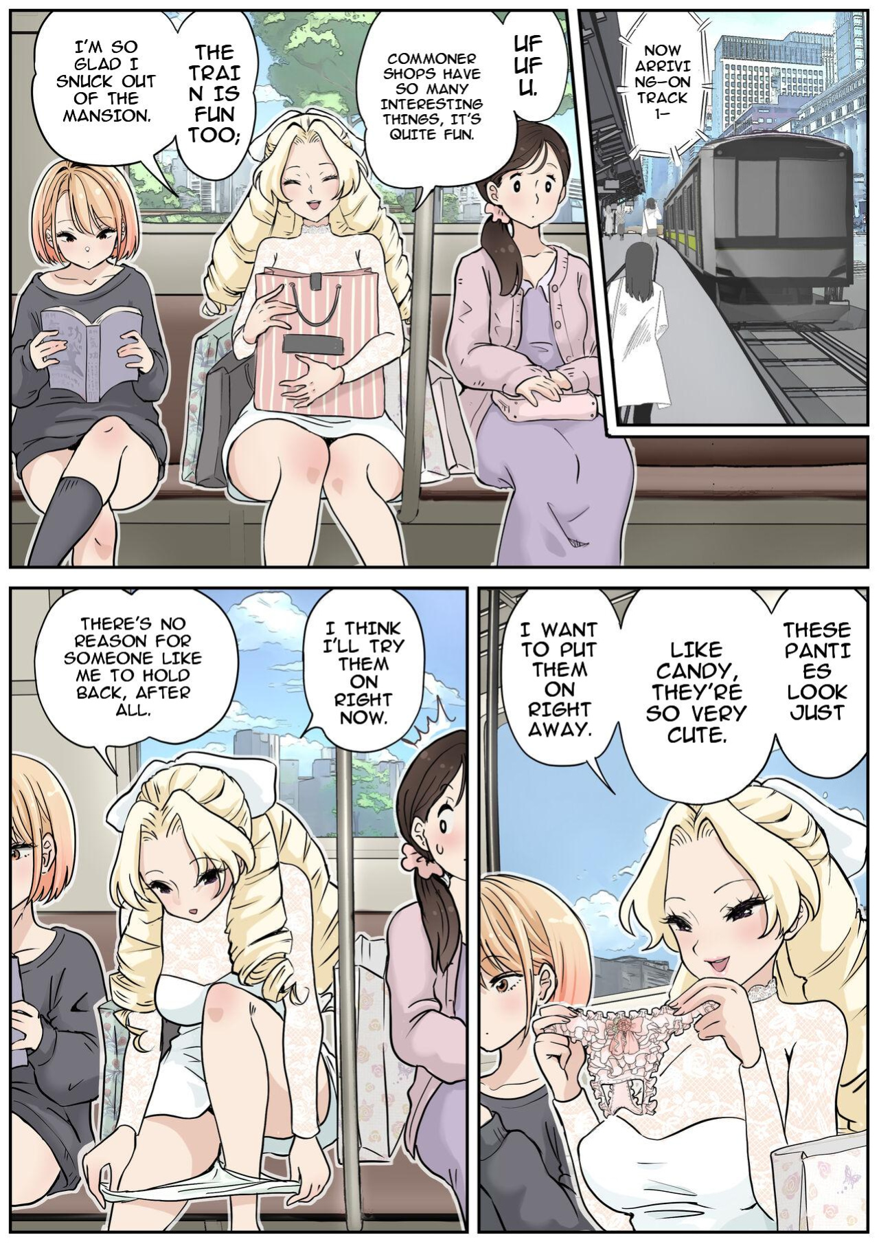 [Tsubame] Futayuri - Muchi na Ojou-sama to Futanari Musume (MTL)