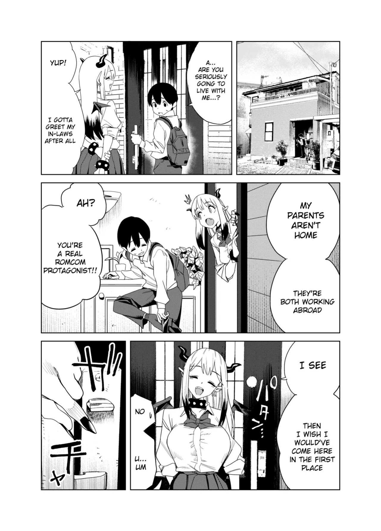 [Gya-tei] Tenkou Shitekita Gal Succubus no Gochisou wa Boku Hitori!? 2 [English]