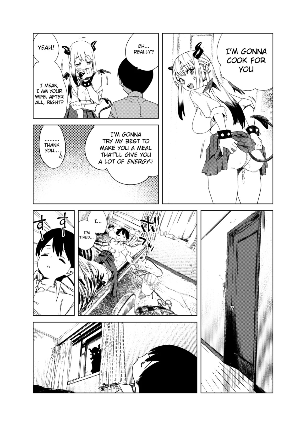 [Gya-tei] Tenkou Shitekita Gal Succubus no Gochisou wa Boku Hitori!? 2 [English]