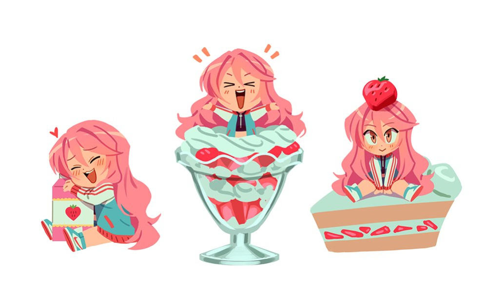 [various] Strawberry Spice (OCs by Pockicchi)