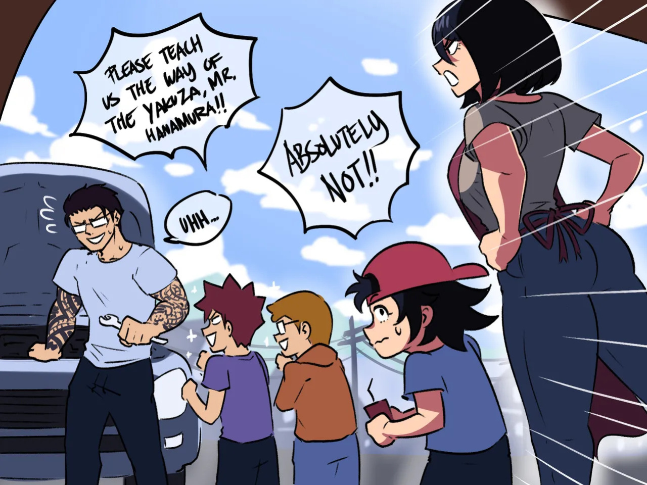 [Tuna Fat | Pommu] Reiko, Nikki & Mochi / The Dragon Tamer | Dragon TamerS [ongoing]