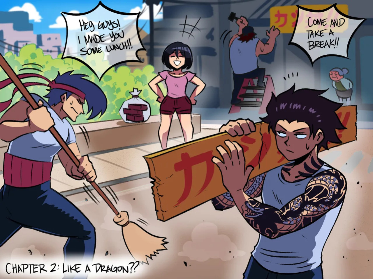 [Tuna Fat | Pommu] Reiko, Nikki & Mochi / The Dragon Tamer | Dragon TamerS [ongoing]