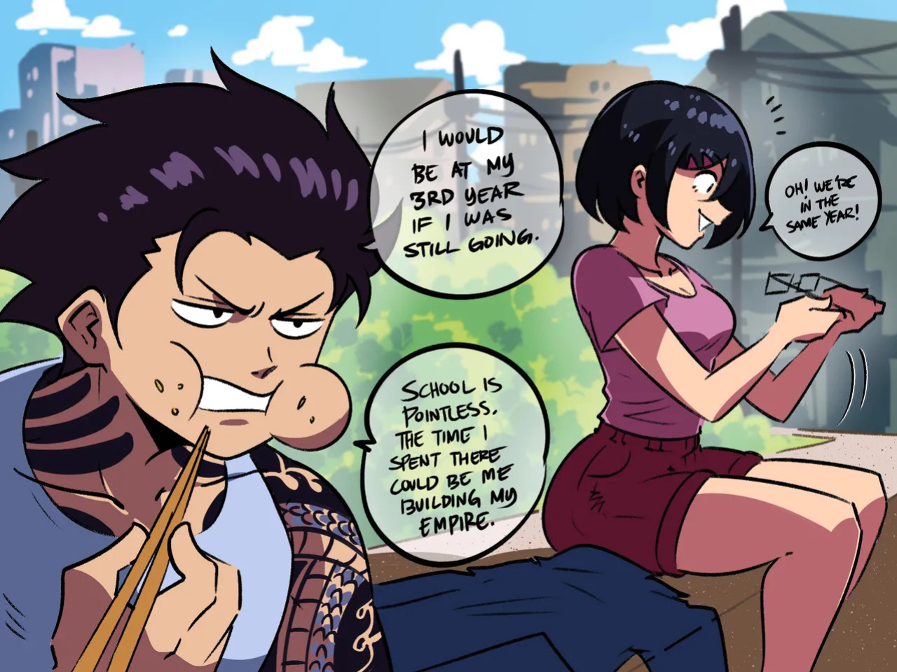 [Tuna Fat | Pommu] Reiko, Nikki & Mochi / The Dragon Tamer | Dragon TamerS [ongoing]