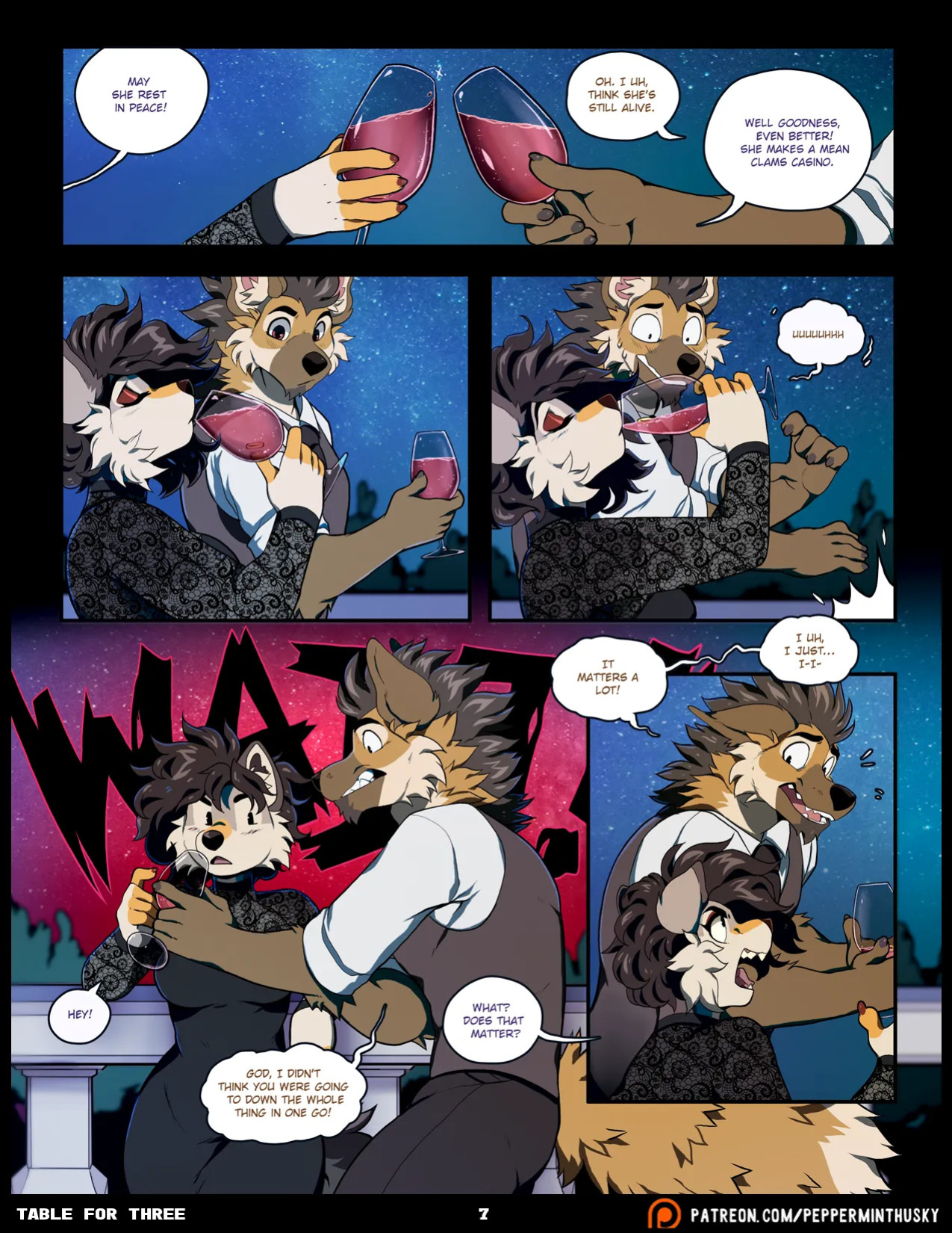 [PeppermintHusky (Roanoak/Ace)] Table for Three: Remix (Incomplete)