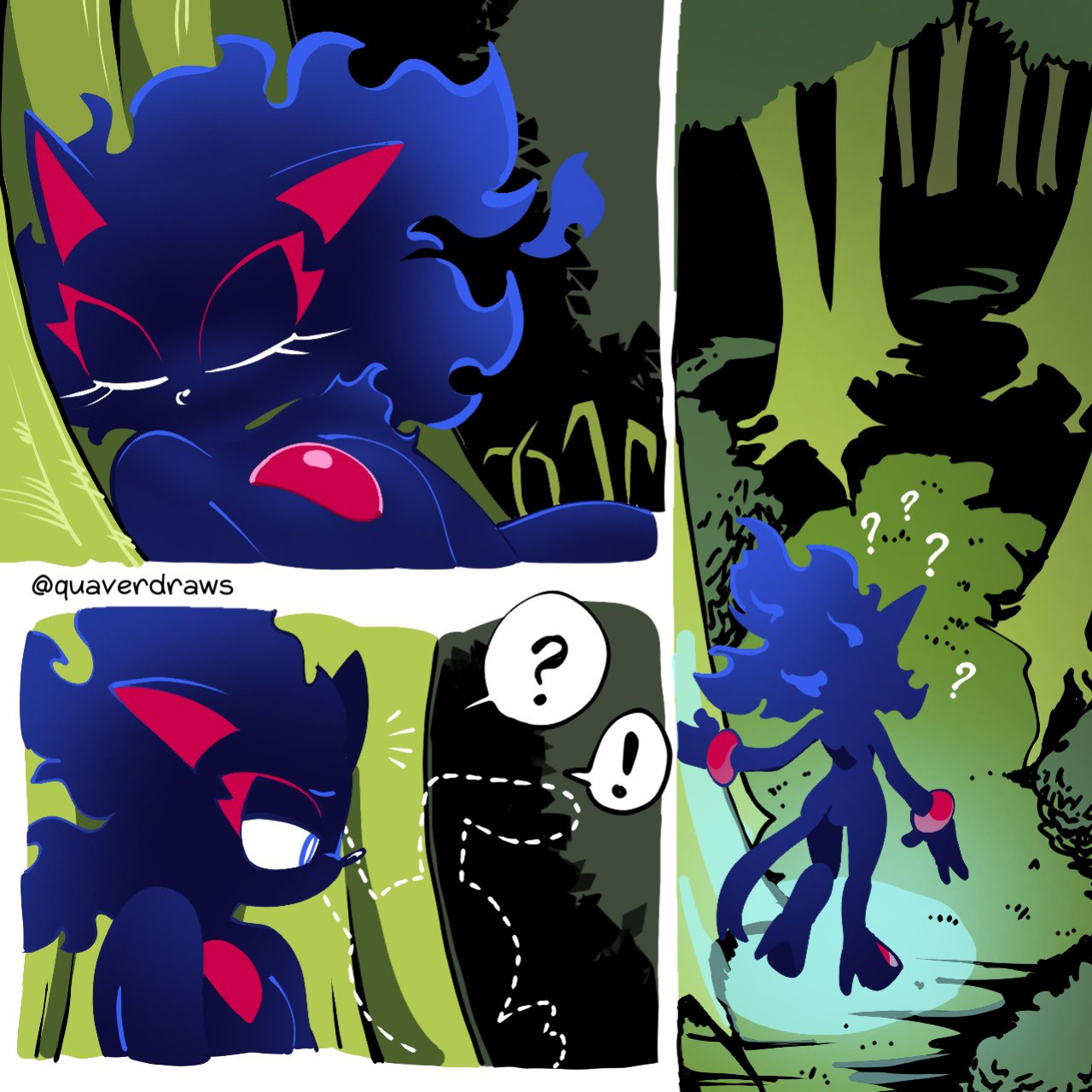 [Quaverdraws] Rush to the Dreamland (Prototype Sonic AU)