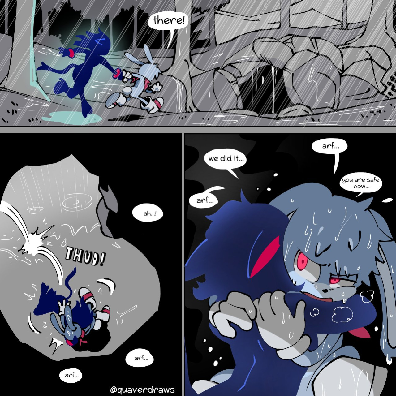 [Quaverdraws] Rush to the Dreamland (Prototype Sonic AU)