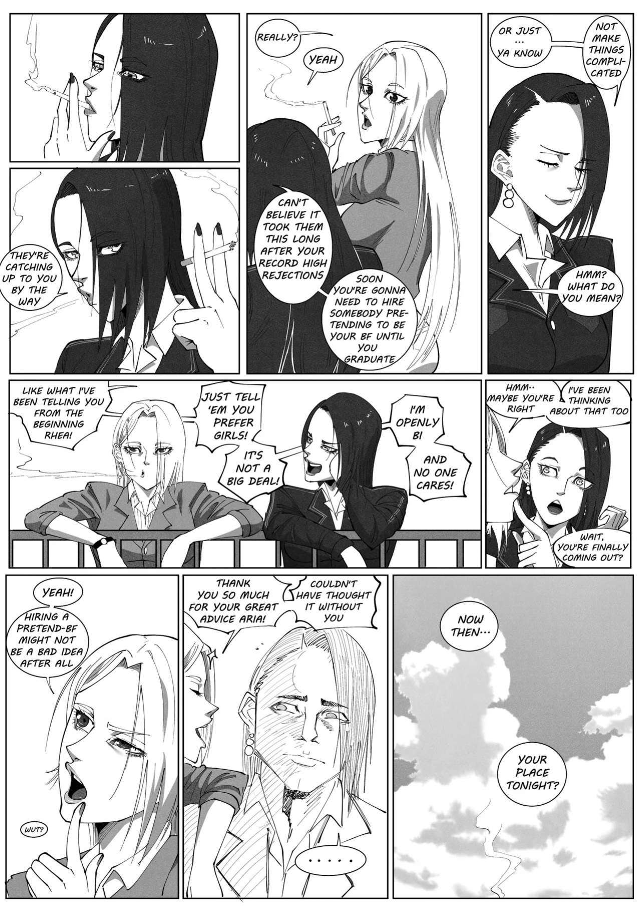 [UselessBegging] GNO: Girl's Night Out - Issue 02 [public/censored][ongoing]