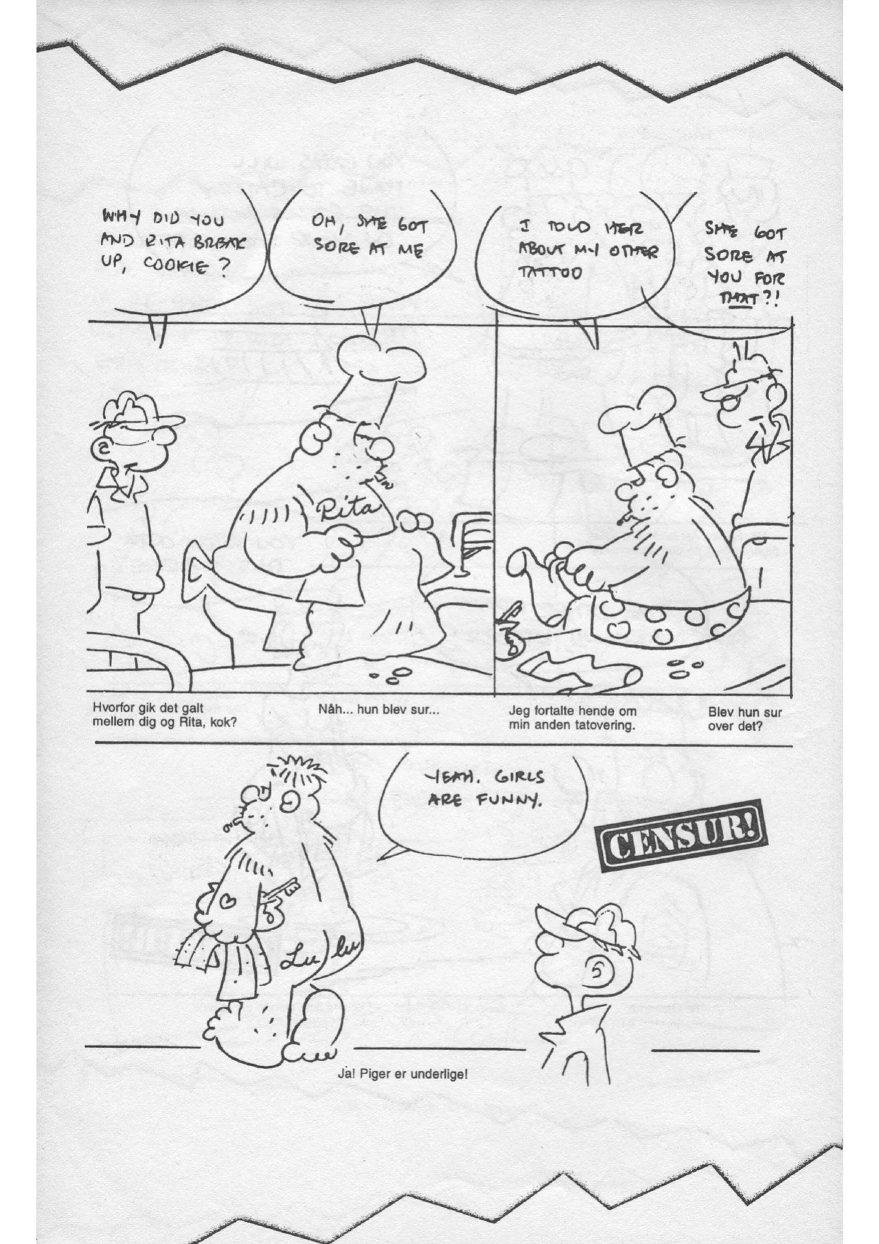 [Mort Walker] Basserne Censur! #1 [Danish, English]