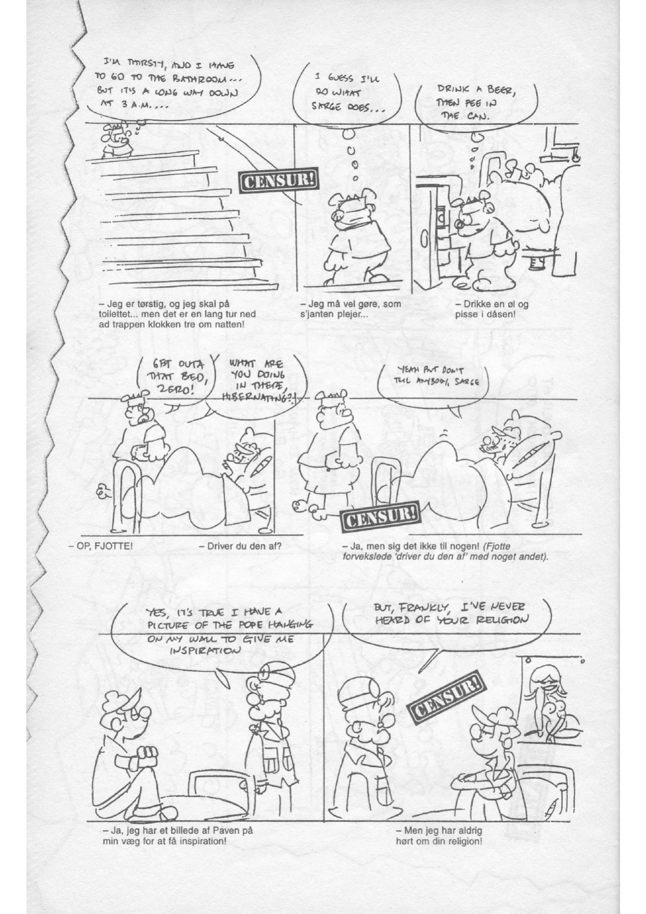 [Mort Walker] Basserne Censur! #1 [Danish, English]