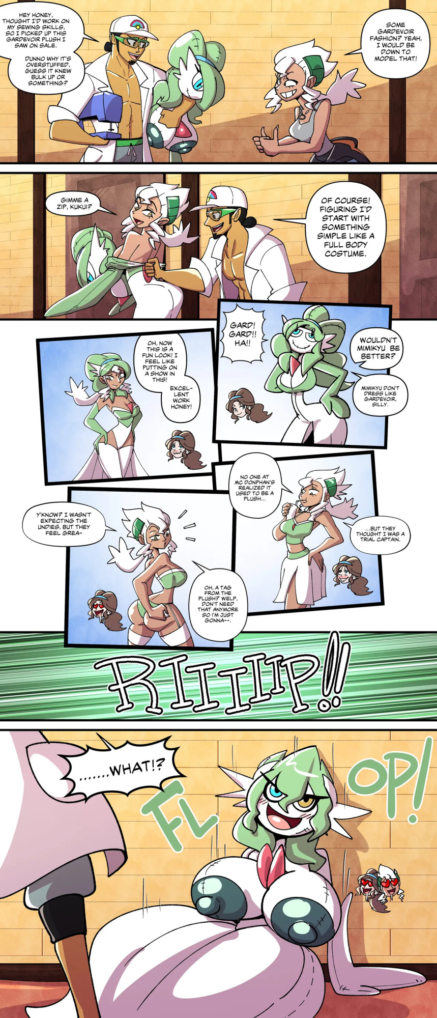 [Sachasketchy & Chabble] So........ Gardevoir Plush Mom (W/ Extras)