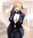 [Ocerius] Cynthia greets you at the door (Pokemon)