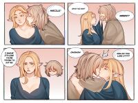 [Lesbeanlatte] I wanna suck on her fat tiddies (Delicious in Dungeon)