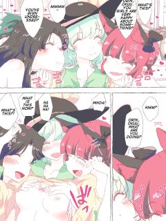 [Non] Koishi-chan caught by Orin and Okuu in heat (Touhou Project) [Yolo Translations]