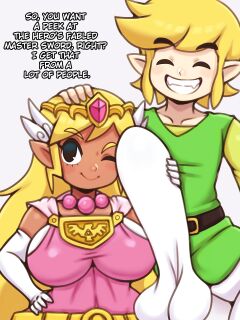 [Matospectoru] The Master Sword (Link x Zelda / Tetra)