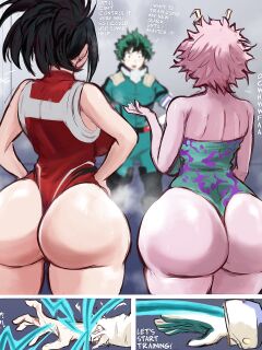 [Arachnart] Momo Yaoyorozo x Mina Ashido (My Hero Academia)