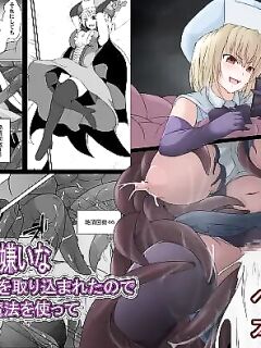 [Hyoui no Jikan (Shimakawa)] Mesugaki Mahou Shoujo wa Daikkirai na Zako Youma ni Karada o Torikomareta node Kankaku Shadan no Mahou o Tsukatte Asa made Taeru | Magical Girl Caught By A Loathsome Monster Uses Sens... [GGY Translations]